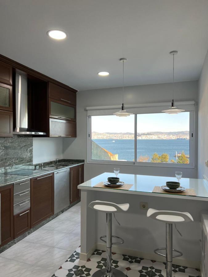 Apartamento En Cangas - Vistas Al Mar Luaran gambar
